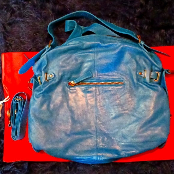 Latico blue leather purse - Picture 3 of 10